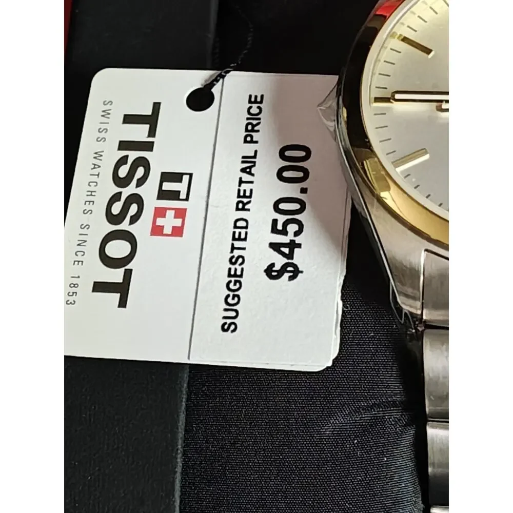 Nwt Tissot $450 T1014102203100 Store Display 9.7 / 10 Men's PR 100 Silver Dial